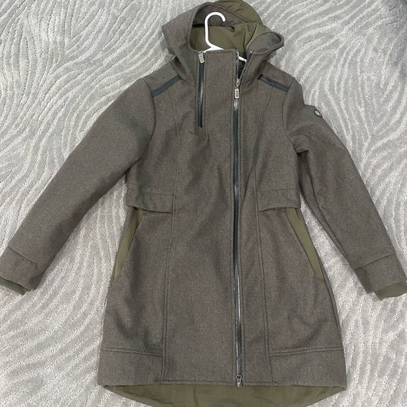 3 Stones Olive green wool jacket - Picture 1 of 3